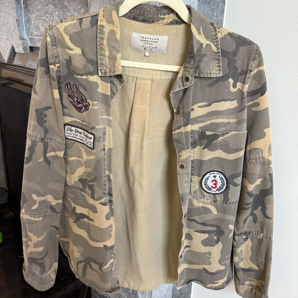Zara Camouflage Shacket